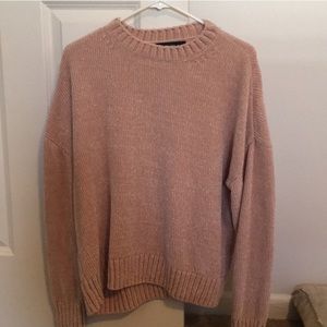 Forever 21 Champagne Chenille Sweater